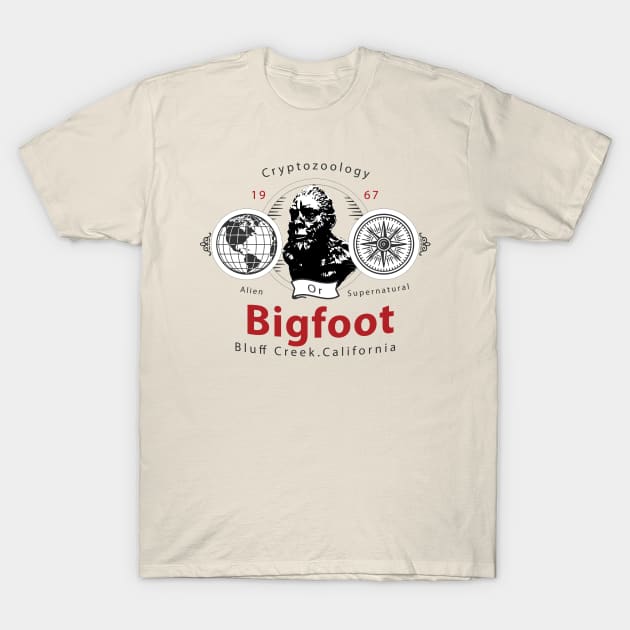 Bigfoot Bluff Creek T-Shirt by JonHale